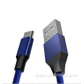 Durable Blue Nylon Braided Fast Charging Cable